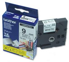 Brother P-touch Tape, schwarz/weiss, 9mm x 8m